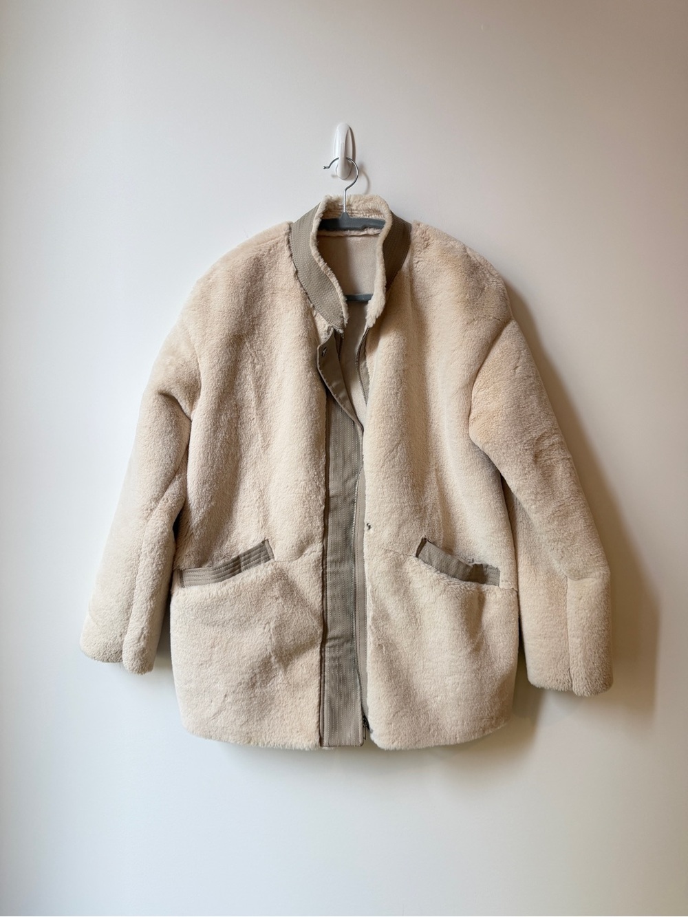 Cozy Cream Shearling Jacket